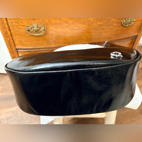 Coach Juliet Sling Bag - Black Glazed Crinkled Leather CBG23 + Dust Bag - Picture 11 of 16